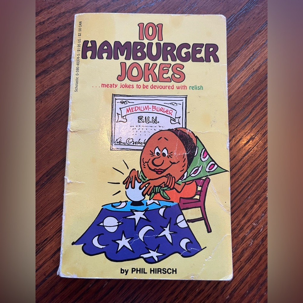 101 HamburgerJokes Book | Vintage Humour Book